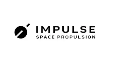 Impulse Space Logo, Black and white image
