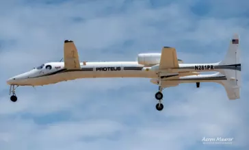 Airplane in flight